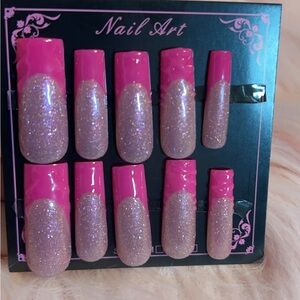 Popular Glitz Press On Nails
